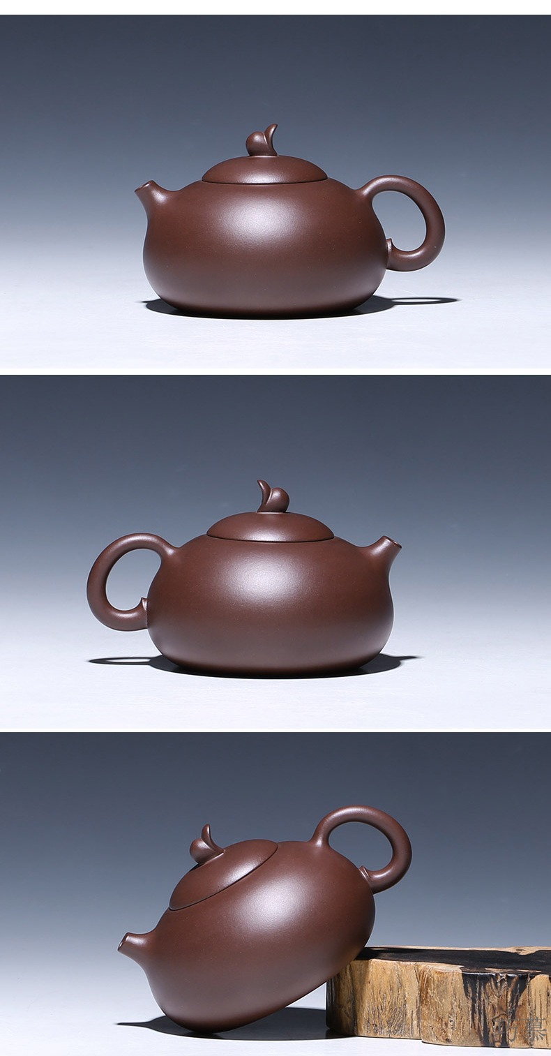 Qiao mu YH yixing it all pure hand undressed ore teapot creative shih purple clay pot of kung fu tea set