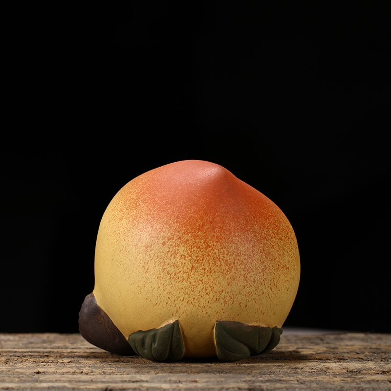 Qiao mu YM yixing undressed ore furnishing articles pet boutique purple sand tea to keep pure hand - made tea peach tea furnishing articles