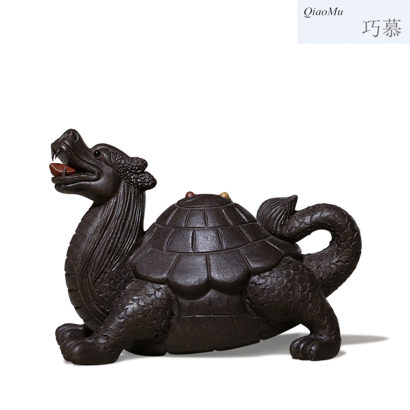 Qiao mu, yixing purple sand tea by hand pet ideas purple clay its tea taking surrounding furnishing articles tea play dragon turtle