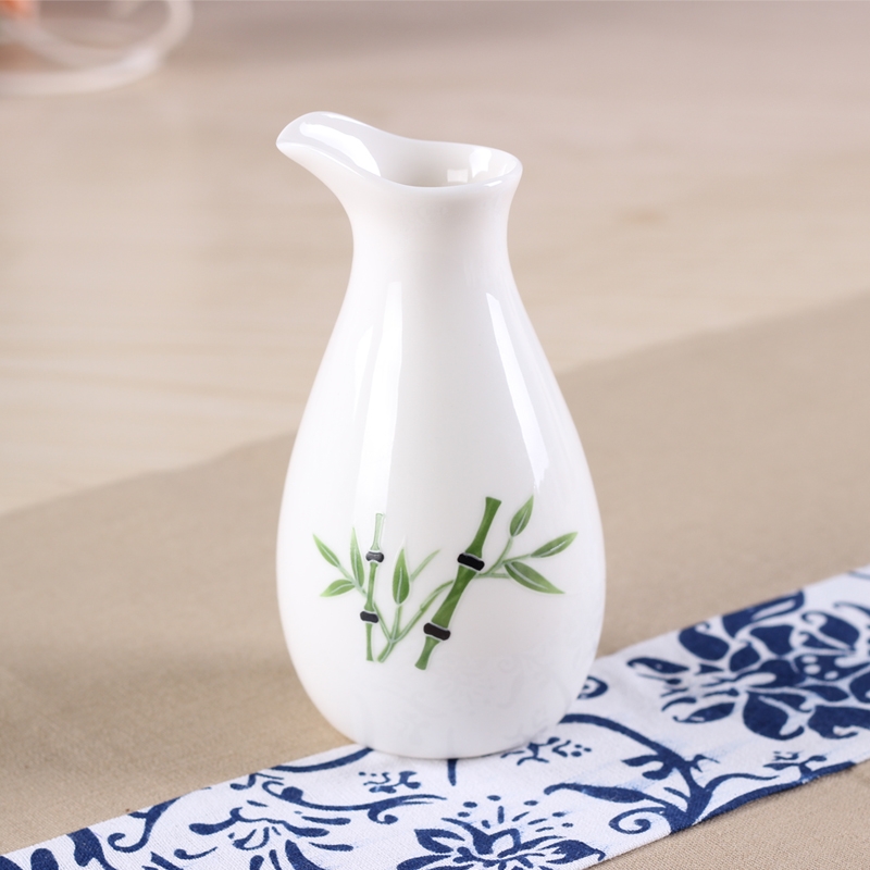 Qiao mu penguin ceramic decanter wine liquor cup of liquor cup white porcelain pot points hip kit wine set