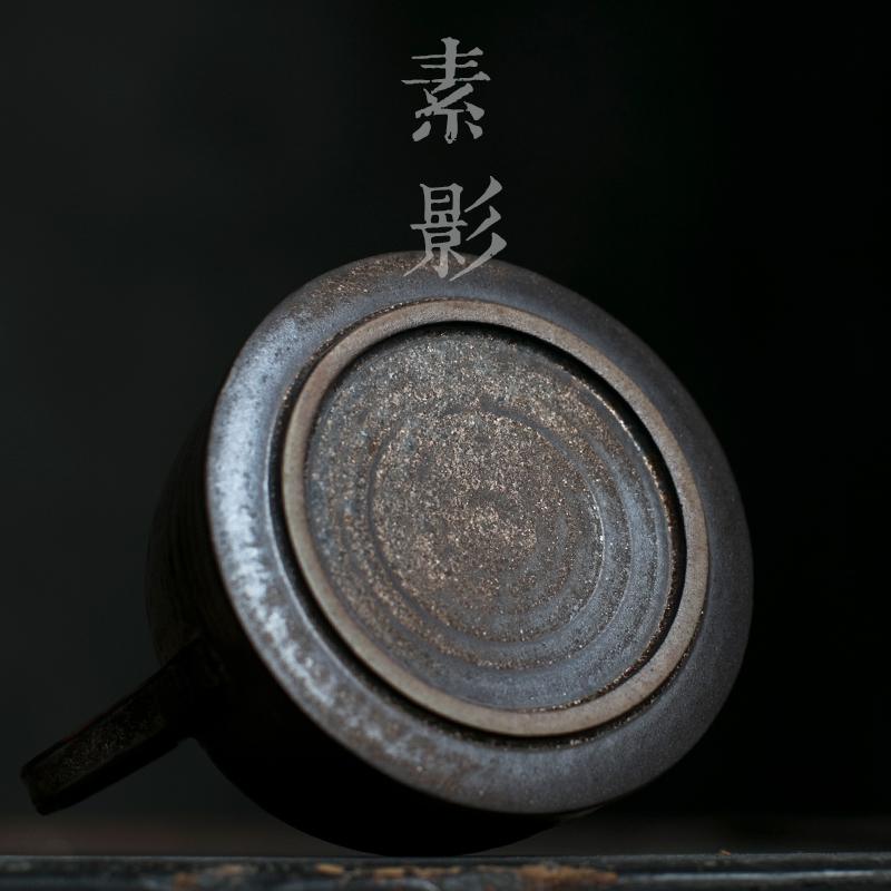 Qiao mu Japanese coarse pottery teapot restoring ancient ways is the pot of gold side variable kung fu tea tea lasts a pot by hand