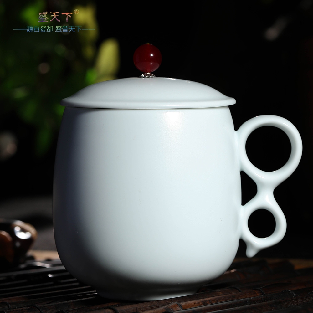 Five ancient jun qiao mu ceramic cups individual cup sample tea cup ice crack type up up your up up filter cup