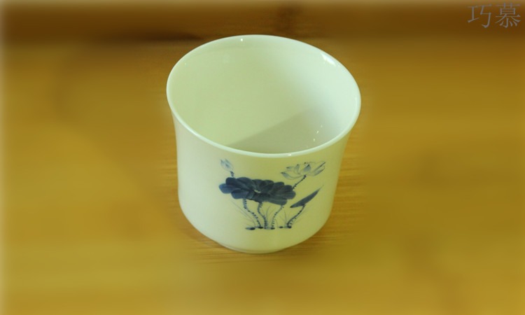 Qiao mu 70 ml glass celadon liquor cup a shot glass koubei creative household glass ceramic cup