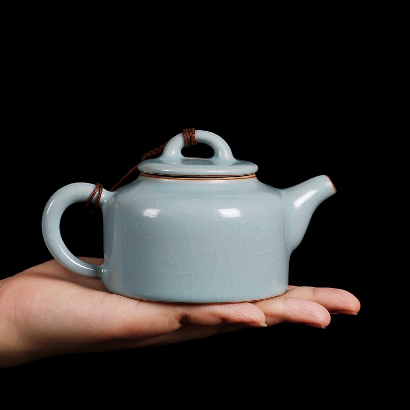 Qiao mu PMZ day cyan porcelain small teapot kung fu tea set your up on single pot can keep checking ceramic