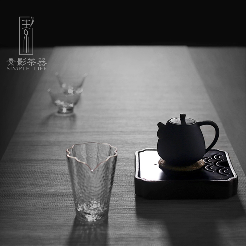Qiao mu bamboo dry mercifully pot bearing coarse pottery small square pot doesn good pot of tea tray was mini storage bearing restoring ancient ways