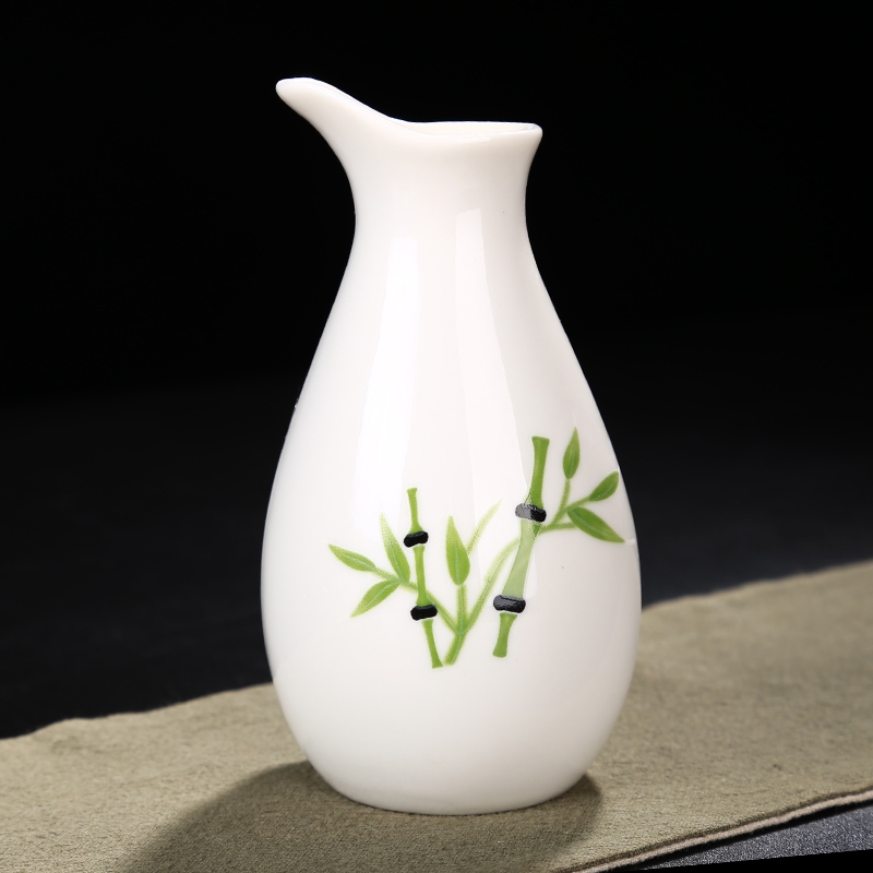 Qiao mu furnishing articles jars liquor liquor bottle decoration vase exchanger with the ceramics Japanese - style wine burned hip flask points