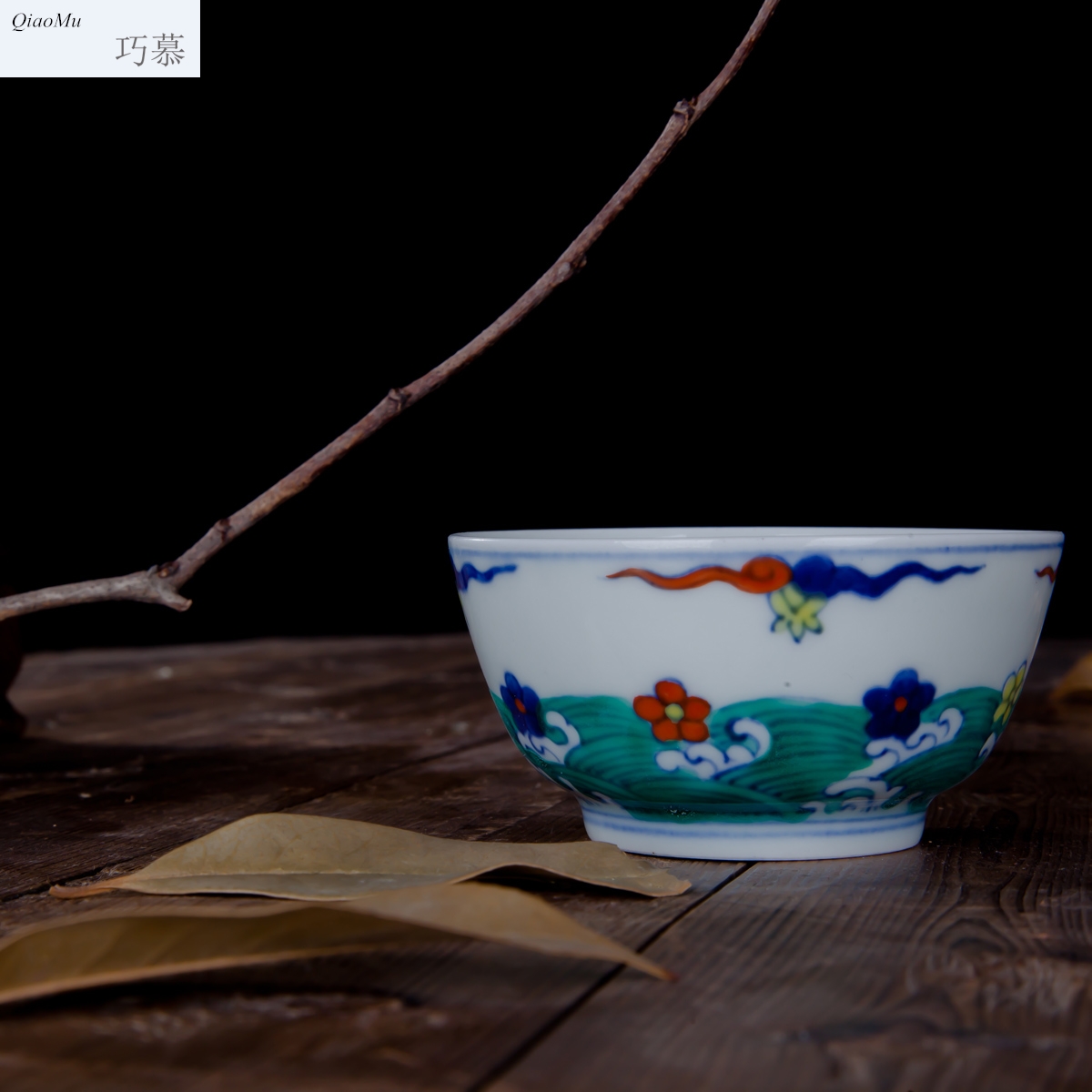 Qiao MuMing chenghua chicken color bucket cylinder cup jingdezhen hand - made manual archaize ceramic tea cups