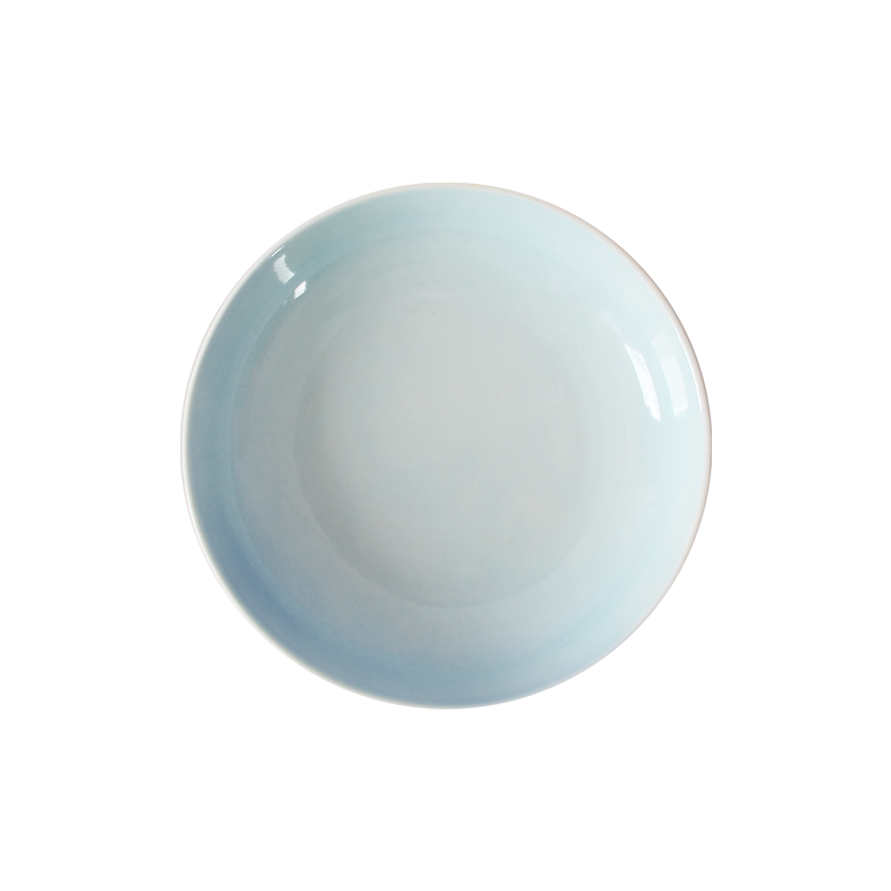 Qiao mu gradient creative steak ceramic plate tray household vegetable dumplings cake plate plate plate western - style food to four