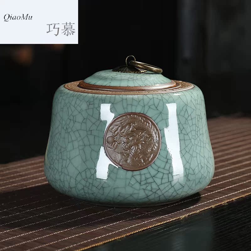 Qiao mu TN elder brother up with ceramic tea pot large red green tea pu - erh tea, white tea sealed as cans of all sorts of dry goods store herbs