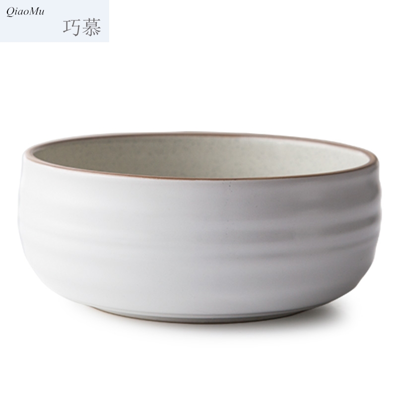 Qiao mu ideas ceramic bowl domestic large fruit salad bowl such as bowl ou bowl bowl dessert bowls