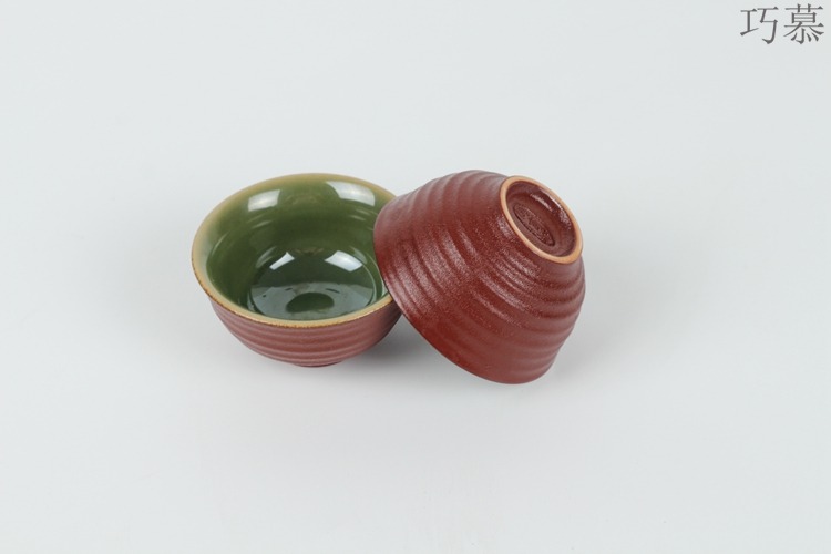 Qiao mu coarse pottery warm wine pot hot hot hip tea stove cooking wine pot liquor wine yellow rice wine hip flask half jins of set temperature
