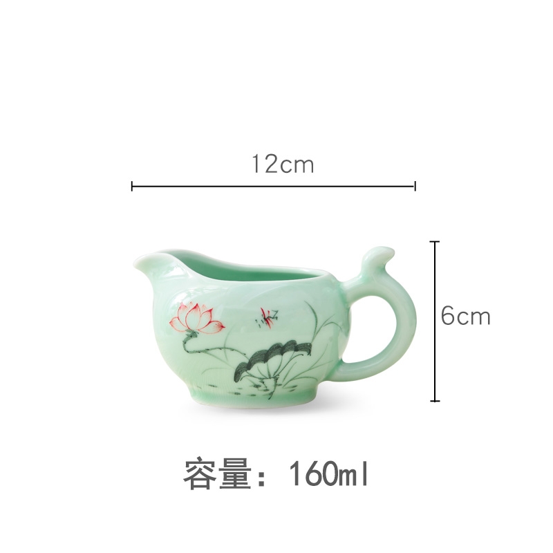 Qiao mu QGZ celadon justice household kung fu tea accessories ceramic tea cup and pot teapot tea sea points