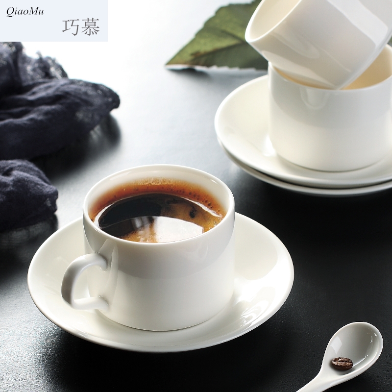 Nordic Qiao mu DHT contracted ceramic coffee cup set the whole afternoon tea tea coffee set of six times