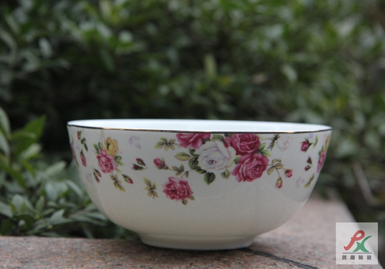 Qiao mu tangshan ipads porcelain two - tonne 6 inch up phnom penh rainbow such as bowl wonton to use ipads porcelain tableware Chesapeake bay bowl of soup bowl dish bowl