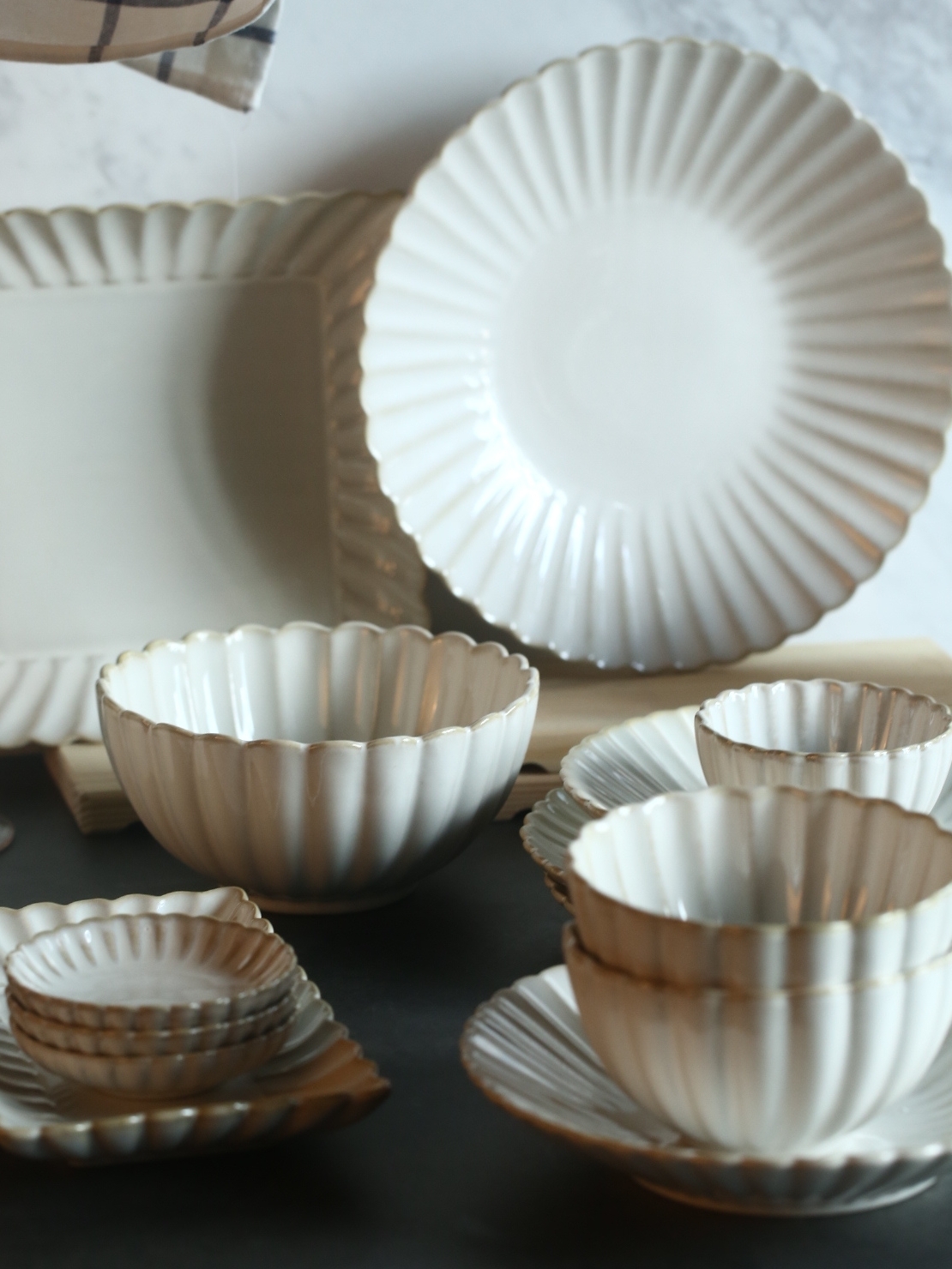 Qiao mu DY creative by dish ceramic tableware suit home plate combination dish dish bowl western - style food dish coffee cup