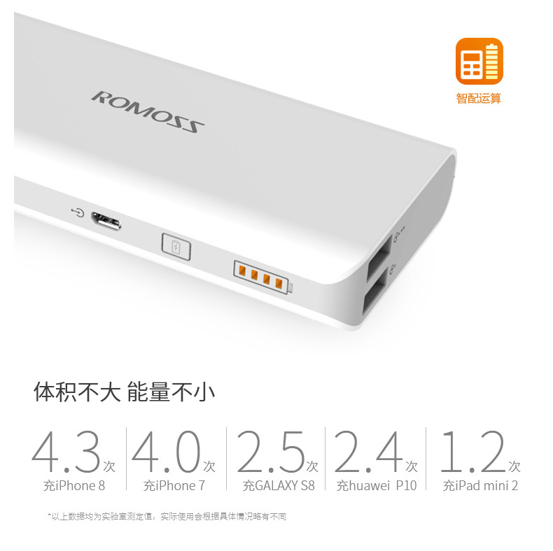 ROMOSS / Luoma Shi Shi La Mã kho báu 10000m mAh có thể sạc di động nhỏ điện thoại di động sense4 flagship cửa hàng ủy quyền chính thức các cửa hàng chính hãng công thức gốc Oki kho báu - Ngân hàng điện thoại di động pin dự phòng