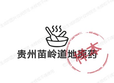 贵州苗岭道地原药的LOGO