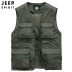 JEEP JEEP CAM VAI ARMOUR SPRING CỦA MEN VÀ MÙA HÈ MỚI CÁ NGÀNH ẢNH MULTI-POCKET Workwear HORSE CLIP MENS JACKET 