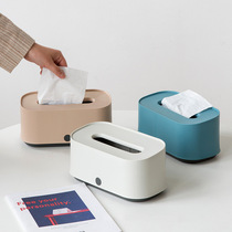 ins Nordic tissue box living room home bedroom drawing box car modern creative simple napkin storage box