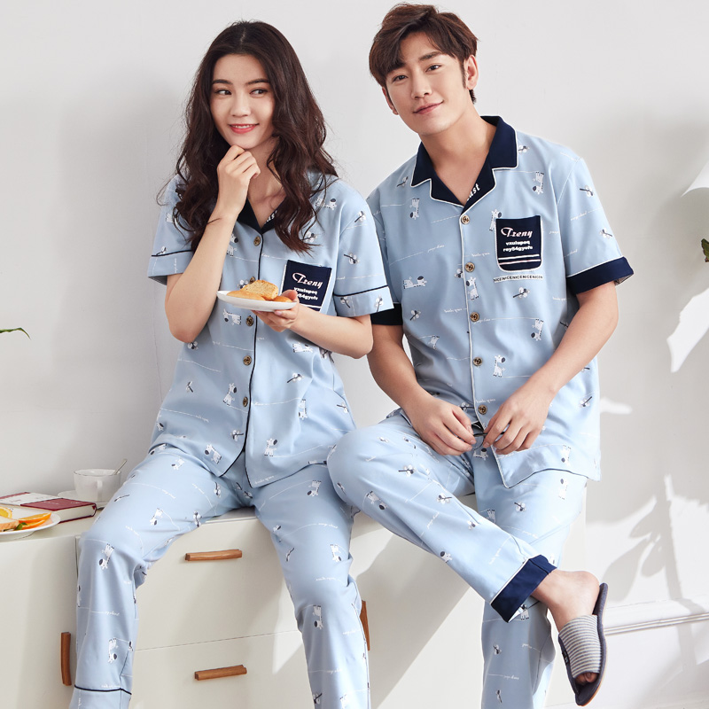 Pyjama mixte en Coton à manche courte - Ref 3005692 Image 3