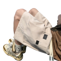 Frock shorts male summer thin loose speed dry casual pants American high street teenagers sport 5 50% pants