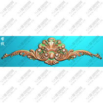 Horizontal European style flower hat top hat head hat flower door head flower triangle flower applique finely carved image grayscale image