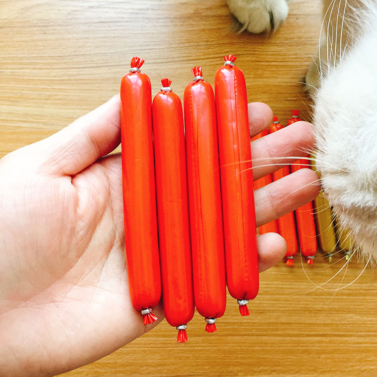 Manduri dog snack gà ham xúc xích 30 Teddy huấn luyện vật nuôi xúc xích chó mèo ăn nhẹ thức ăn smartheart