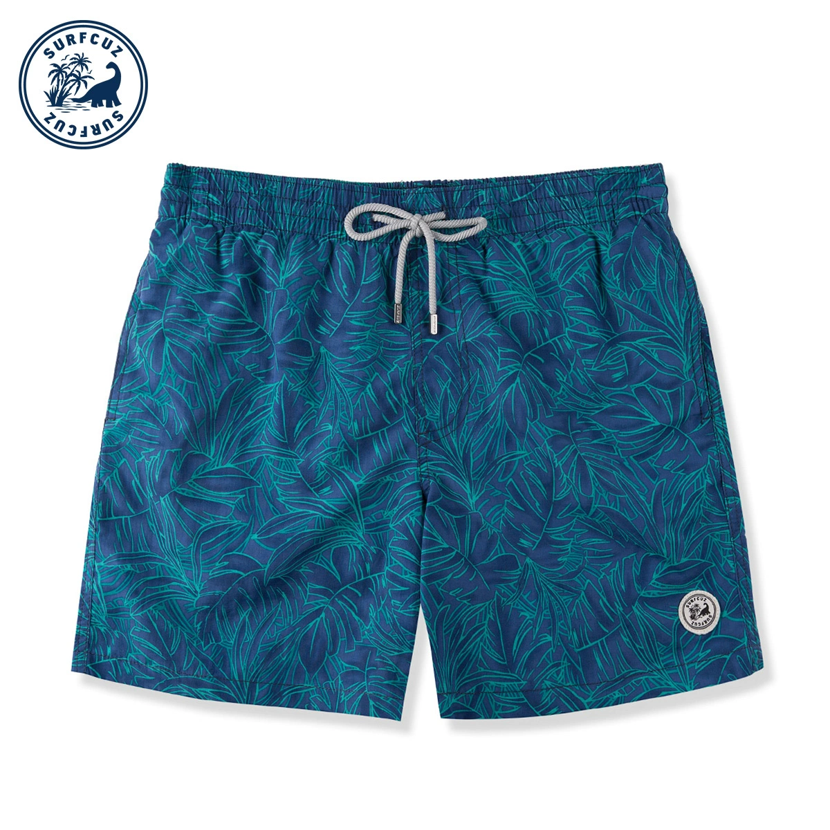 Quần short nam mùa xuân nóng của Surfcuz nhanh khô lỏng lẻo với kỳ nghỉ bên bờ biển có thể được tung ra trong bãi biển nước quần bơi nam - Quần bãi biển