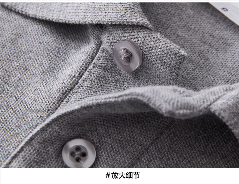 Áo sơ mi polo phong cách Anh nam tay ngắn màu rắn chì cỡ lớn nam và nữ áo polo ve áo giản dị cotton polo áo