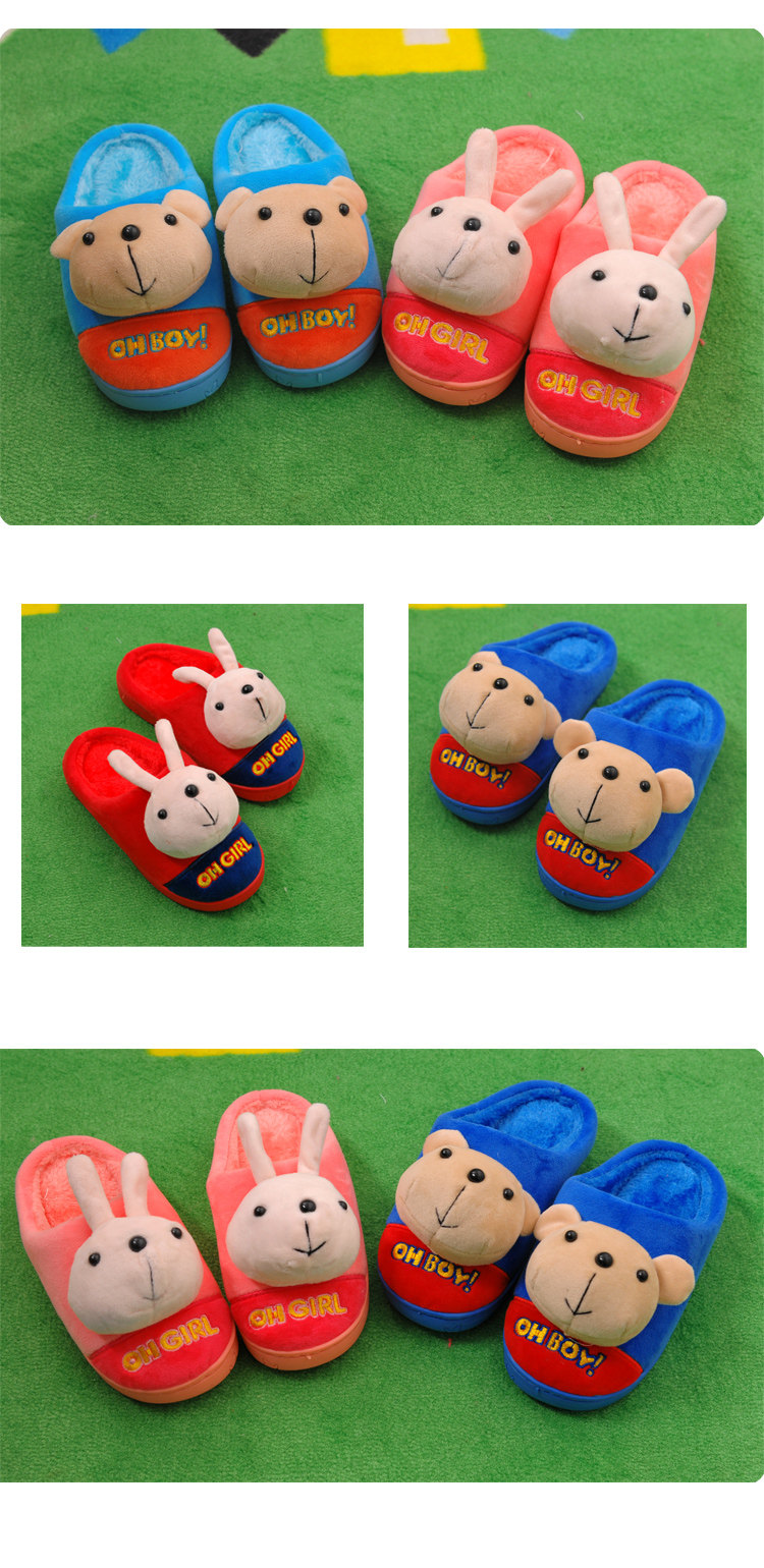 Pantoufles enfants en suède BRADMILLER pour hiver - semelle tendon - Ref 1024480 Image 20