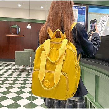 Large capacity lightweight backpack 2025 new trendy fashion handbag ins trend women's bag versatile shoulder bag