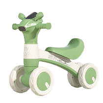 Childrens balance car 1 to 3 years old toddler scooter four-wheel baby scooter without pedals childrens parallel car bicycle