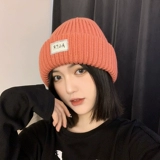 Шерстяная удерживающая тепло зимняя вязаная шапка с капюшоном, оверсайз