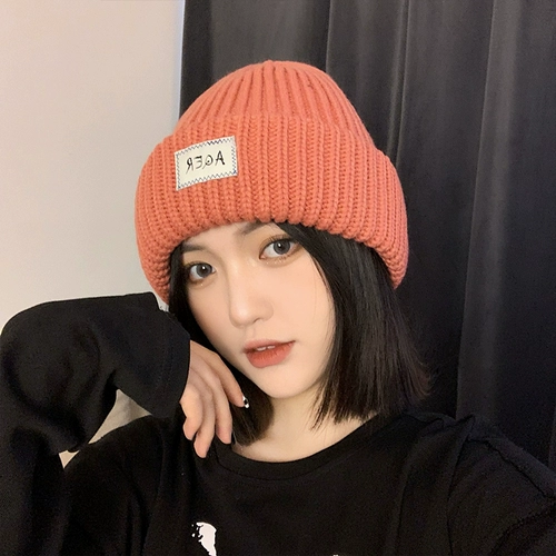 Шерстяная удерживающая тепло зимняя вязаная шапка с капюшоном, оверсайз