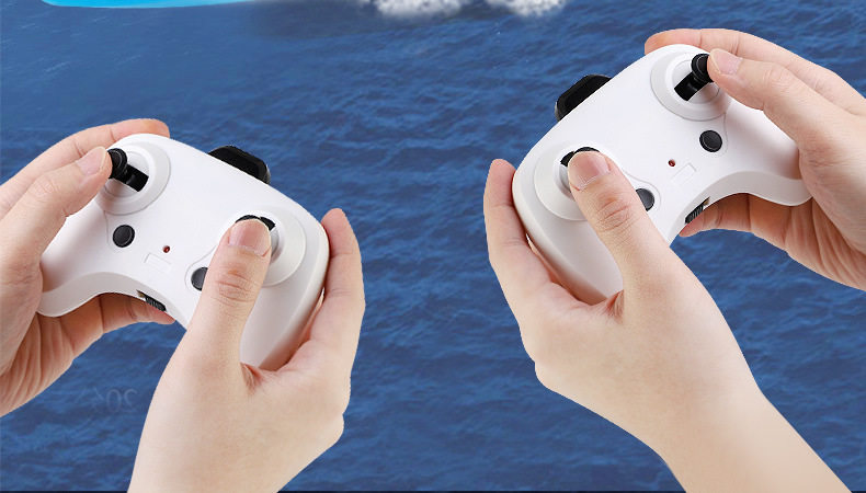 Лодка на электро-, радиоуправлении s1新品迷你2.4g遥控船高速无线快艇双电机大动力竞速儿童水上玩具