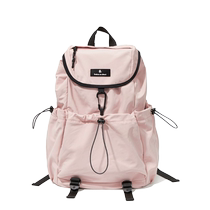 2024 New Solid Color Simple Travel Backpack Women’s Outdoor Mountaineering Backpack College Student Temperament Sports School Bag