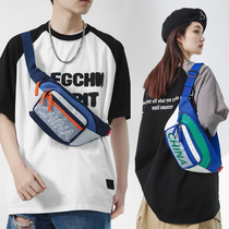 胸包男潮牌运动休闲男生斜挎包单肩包女小背包男士手机包腰包挎包