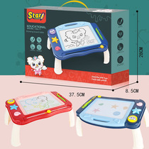 Childrens drawing board graffiti board toddler magnetic baby erasable painting artists magnetic painting writing board with stand