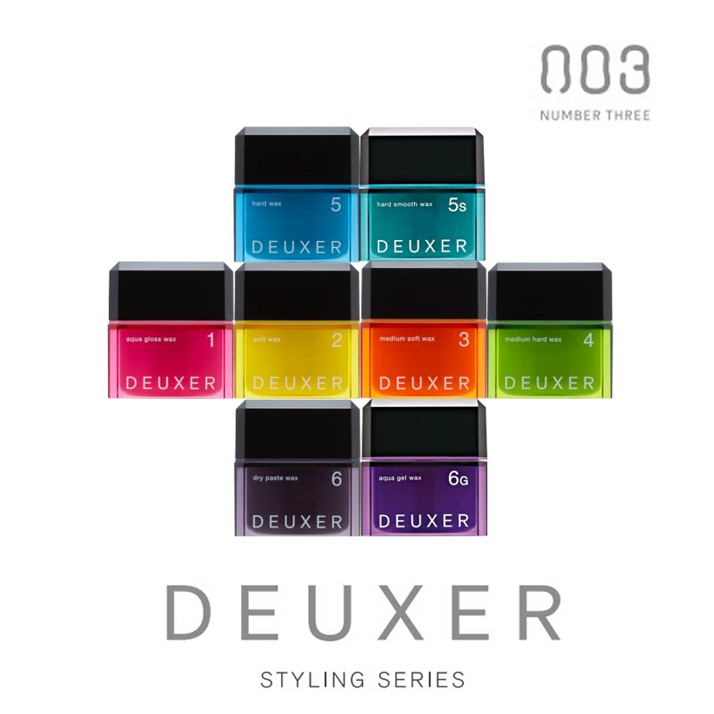 Japan NO3 DEUXER air hair fluffy styling hair wax men and women stereotyped hair mud hair wax cream 80g