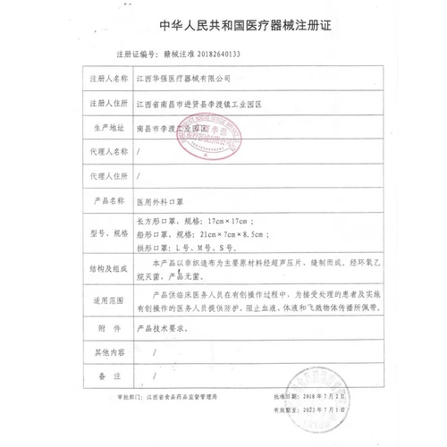 Анти -вирусная одноразовая медицинская маска весенний фестиваль Гала, та же самая пылевая медицинская хирургическая маска независимая упаковка широкополосная связь XP