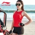 Li Ning chuyên nghiệp đồ bơi thể thao nữ chia nhỏ bảo thủ che bụng mỏng boxer gợi cảm bong bóng nóng mùa xuân đầm bơi kích thước lớn - Bộ đồ bơi hai mảnh Số hàng hiển th Bộ đồ bơi hai mảnh