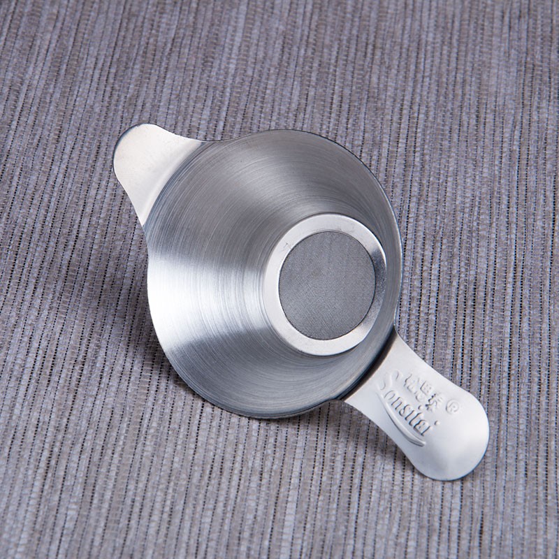 Tea Rice Workshop Thickened Stainless Steel Tea Leak Filter Tea Ware High Density Bilayer Strainer Tea Set Accessories Filter Tea