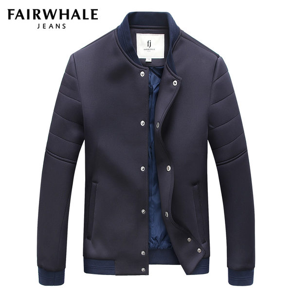 Mark Fairwhale 马克华菲 17年秋款 男式 棒球服夹克 优惠券折后￥258包邮（￥318-60）送围巾