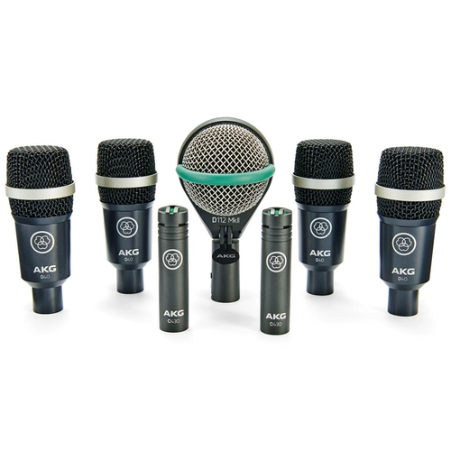 AKG AI Technology Technology Drum Set Concert I Drum Microphone Set Set Vocal Instrument Pickup Полная серия