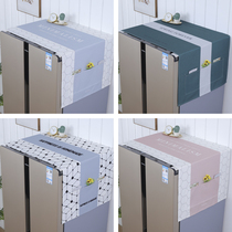 Applicable Siemens Australia Koma fridge single double open dust cloth 2021 new home anti-slip anti-dust top cover cloth