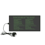 Растения нагревательной панель цветочной травы