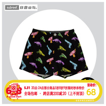 subreef dark islands F2CE water cannons Aro pants cotton lovers four-corner underpants men and women Home shorts black sleeping pants