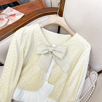 Han Miley Jacket Woman Senior Sensation Fried Street small fragrant wind Short spring 2022 New spring clothes new womens blouses