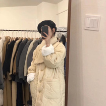 Han Miley Cotton Clothing 2021 New Temperament Big Clothes Winter Loose Medium Long cotton clothes women Ins Port Wind Short