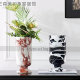 Light luxury spotted horsehair tray modern model room living room coffee table storage tray simple aromatherapy tray decoration ornament
